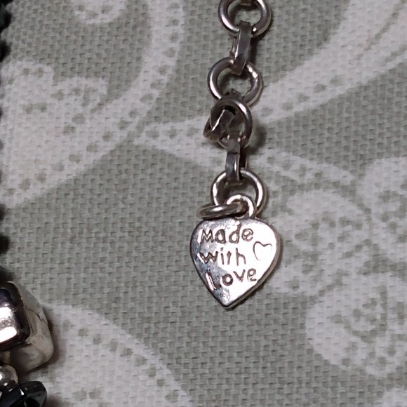 Hematite Necklace & Earrings Set - Picture 4 of 11